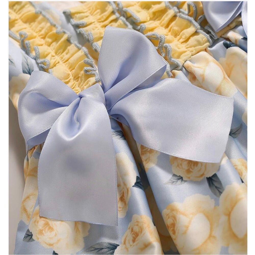 NWT Pettigirl Lil Girls Sleeveless Ruffle Design Party Dress Floral - Picture 7 of 8